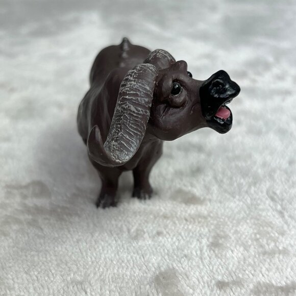 Pete Apsit Ram Buffalo Holy Herd Figurine Noahs Ark 3 inch Brown Resin - Picture 2 of 7